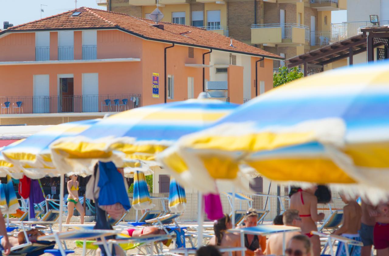 Hotel Greta B&B Rimini Eksteriør bilde